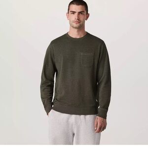 Vuori Men's Jeffreys 2.0 Sweatshirt in Heather Charcoal